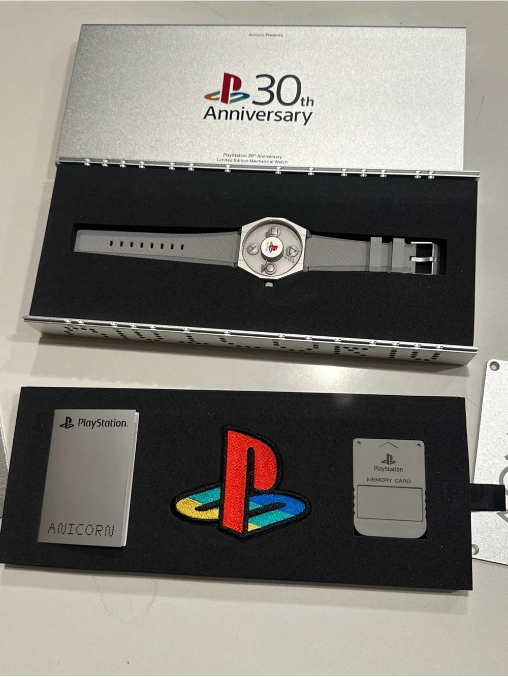 Acorn PlayStation 30th Anniversary Watch Set - Gray, Red, Blue, Yellow, Black